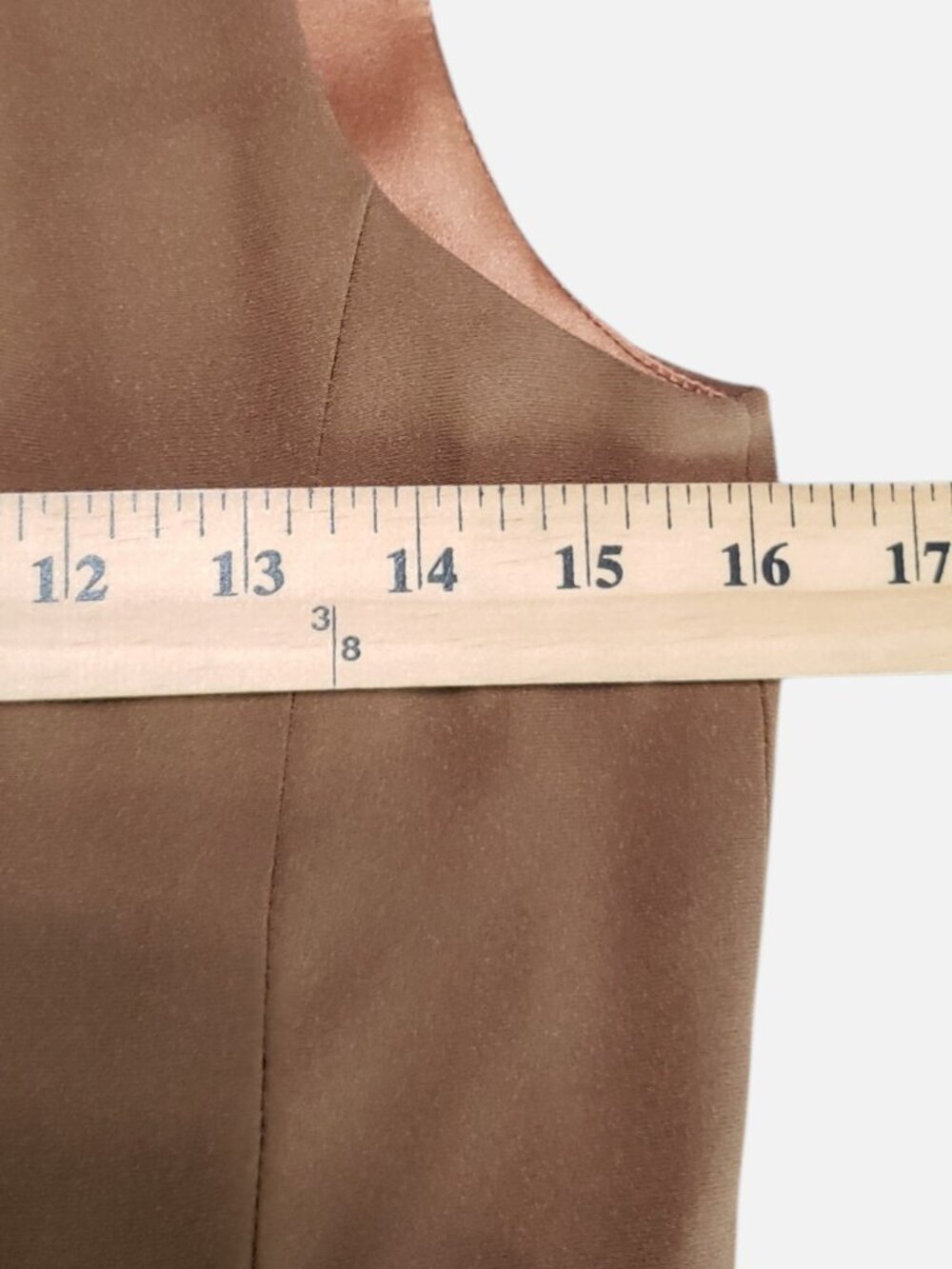 Women’s Sleeveless Dress & Longline Jacket 2Pcs Brown Size 4 - Picture 8 of 16